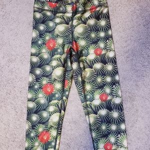 Terez Succulent Cropped Leggings